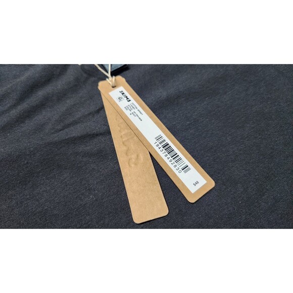 NWT SKIMS Medium Soot Black Cotton Jersey T-Shirt AP-TSH-0638 - Picture 4 of 8